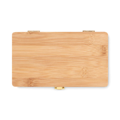 GALLAWAY - 21 pcs tool set in bamboo case