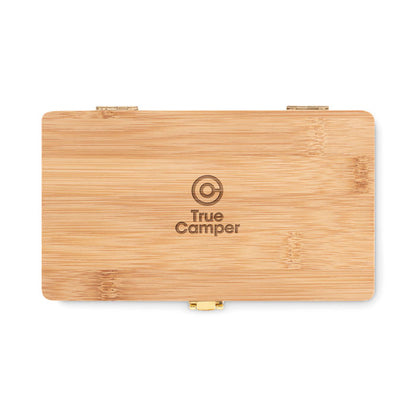 GALLAWAY - 21 pcs tool set in bamboo case