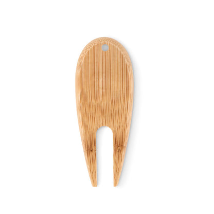 BOGEY - Bamboo golf divot tool