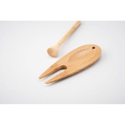 BOGEY - Bamboo golf divot tool