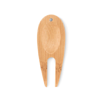 BOGEY - Bamboo golf divot tool