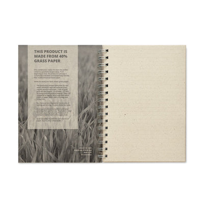 GRASS BOOK - A5 grass notebook 80 lined