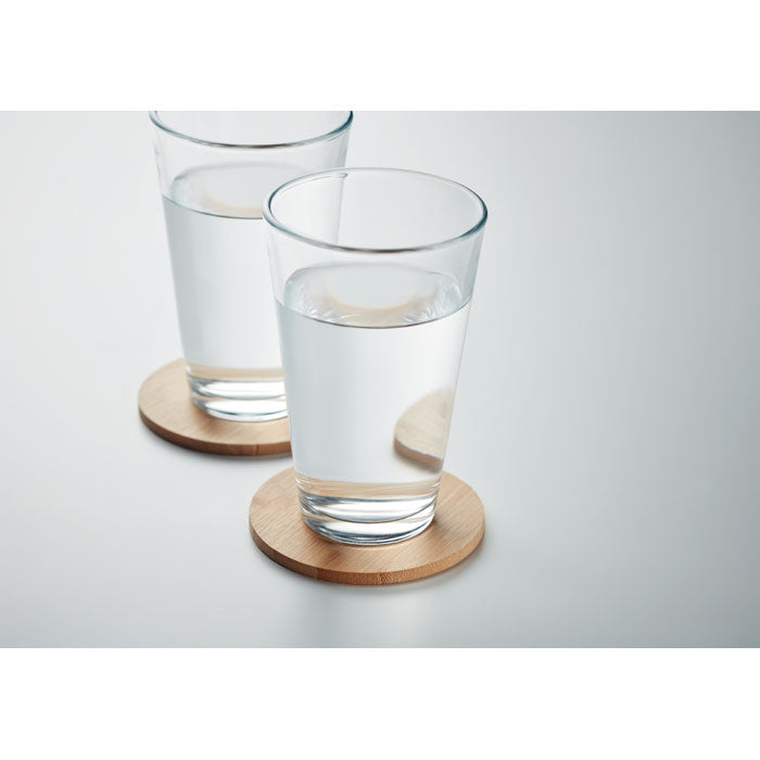 BAYIN SET - Set of 6 bamboo coasters