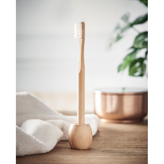 KUILA - Bamboo tooth brush with stand