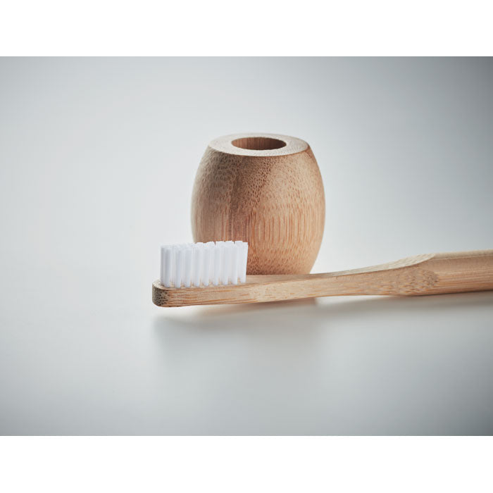 KUILA - Bamboo tooth brush with stand