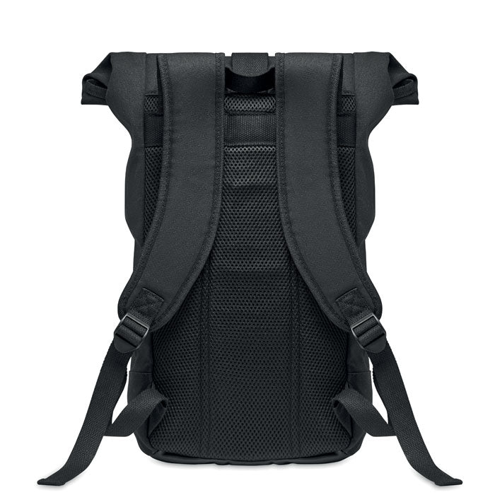 ZURICH ROLL - Rolltop washed canvas backpack