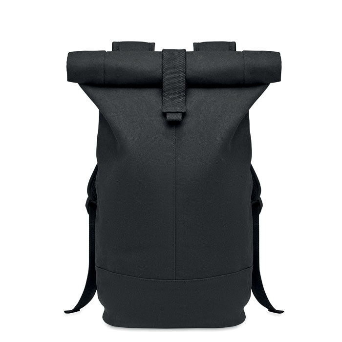 ZURICH ROLL - Rolltop washed canvas backpack