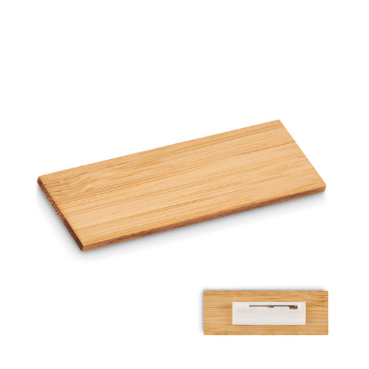 DERI - Name tag holder in bamboo