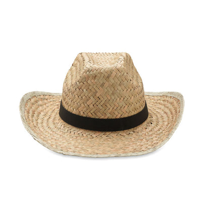 TEXAS - Natural straw cowboy hat