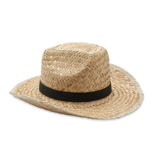 TEXAS - Natural straw cowboy hat