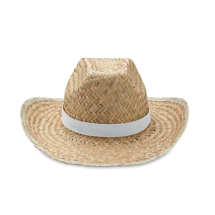 TEXAS - Natural straw cowboy hat