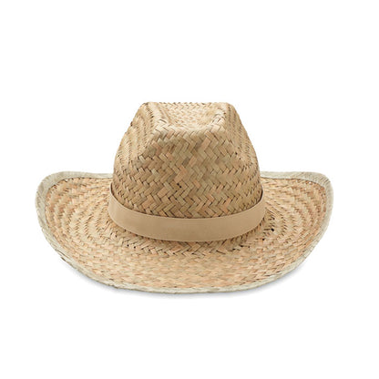 TEXAS - Natural straw cowboy hat