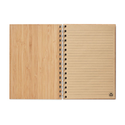 BRAM - A5 ring bound Bamboo notebook