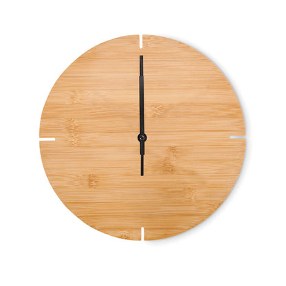 ESFERE - Round shape bamboo wall clock