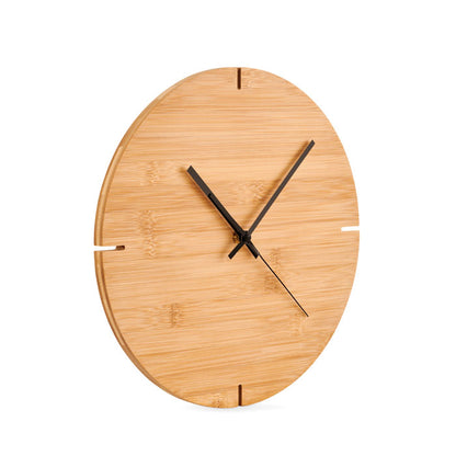 ESFERE - Round shape bamboo wall clock