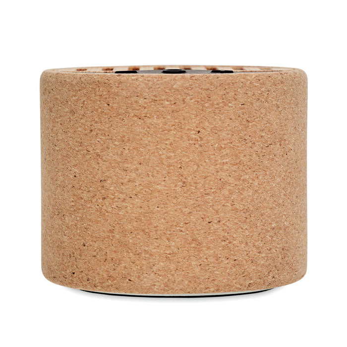 ROUND + - Round cork wireless speaker