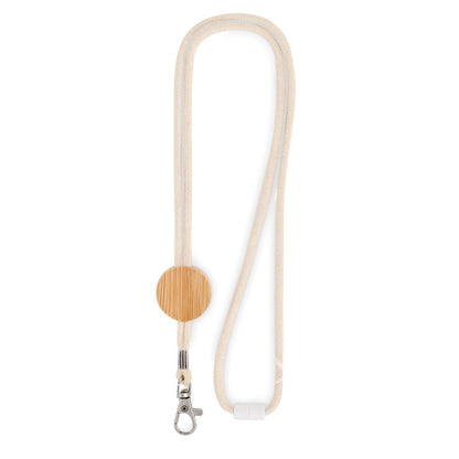 KARA - Cotton Lanyard with metal hook