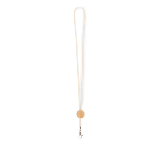 KARA - Cotton Lanyard with metal hook