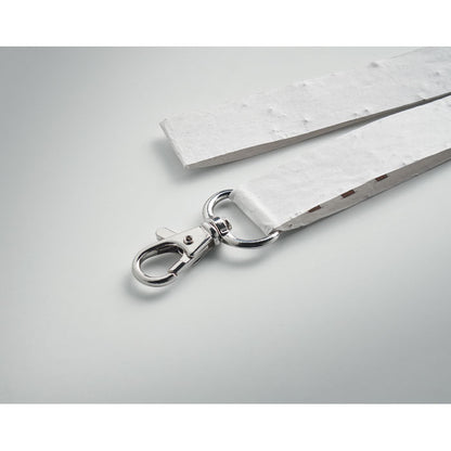 LANSEE - Wildflower seed paper lanyard w/hook