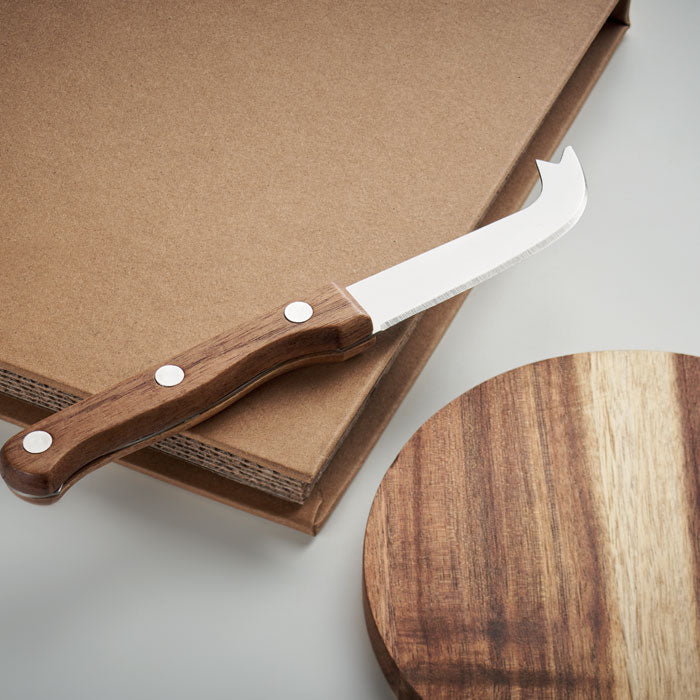 OSTUR - Acacia cheese board set