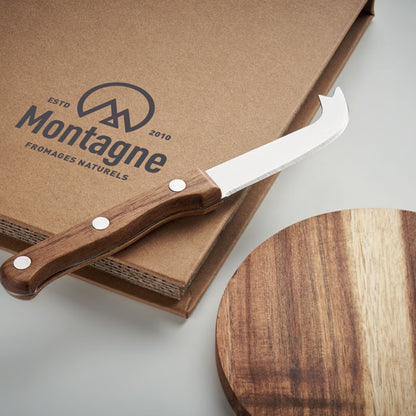 OSTUR - Acacia cheese board set