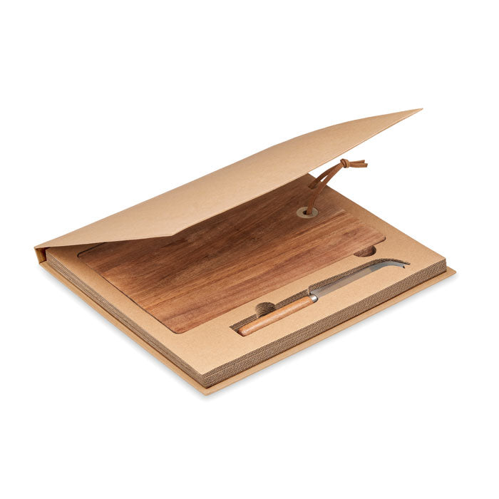 OSTUR LARGE - Acacia wood cheese board set