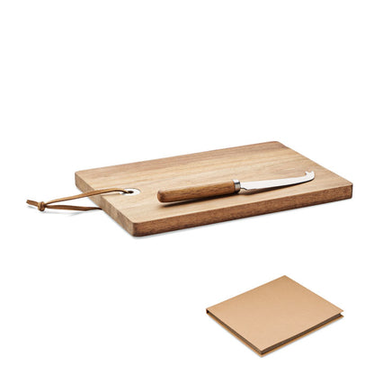 OSTUR LARGE - Acacia wood cheese board set