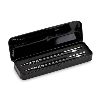 ALUCOLOR - Ball pen set in metal box