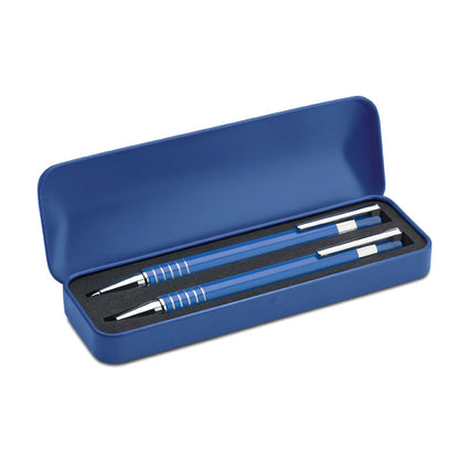 ALUCOLOR - Ball pen set in metal box