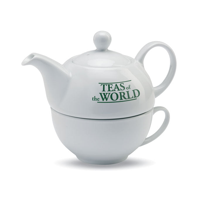 TEA TIME - Teapot and cup set 400 ml