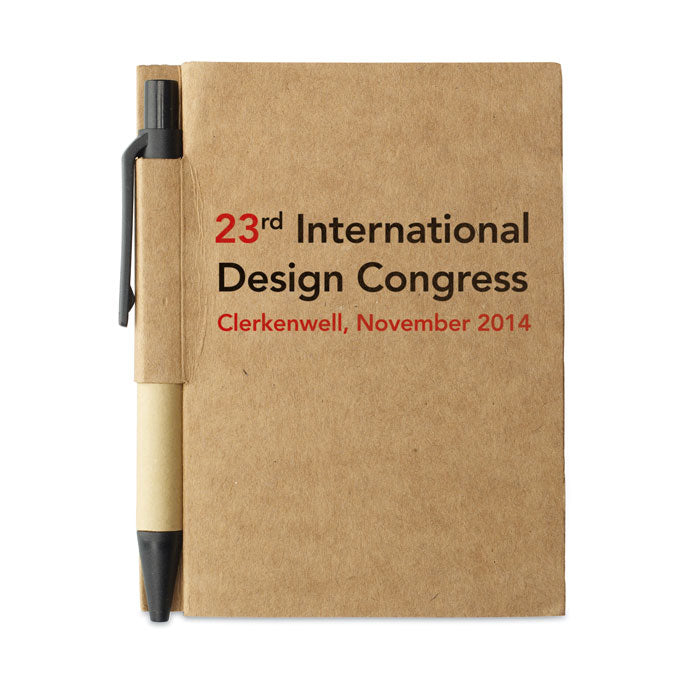 CARTOPAD - Recycled notebook with pen