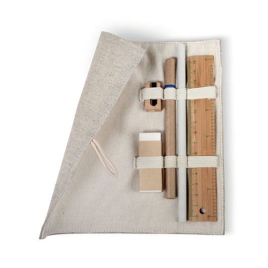 ECOSET - Stationary set in cotton pouch