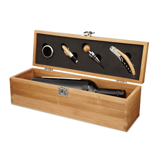 TARDOR - Wine set in bamboo box