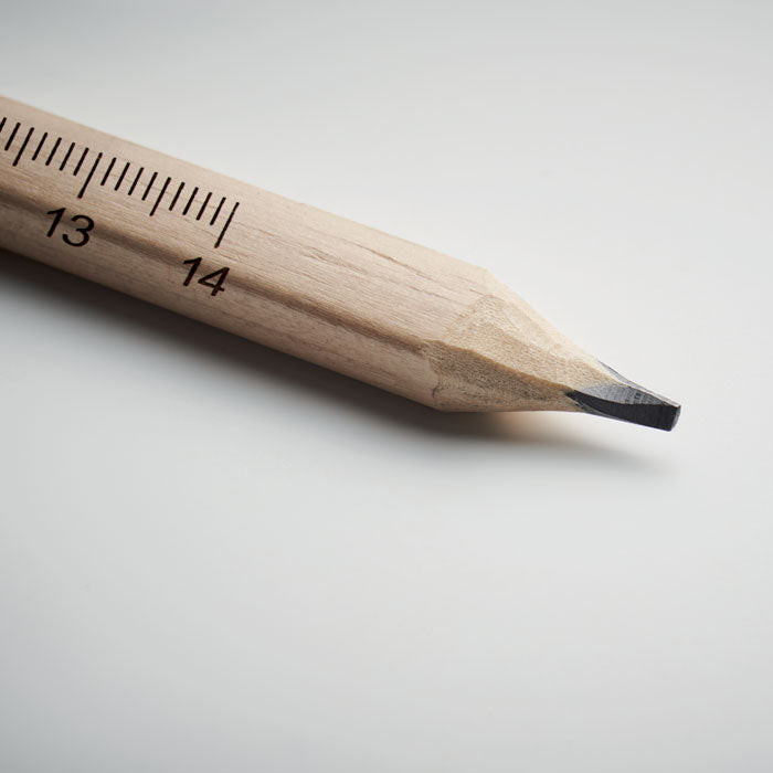 MADEROS - Carpenters pencil with ruler