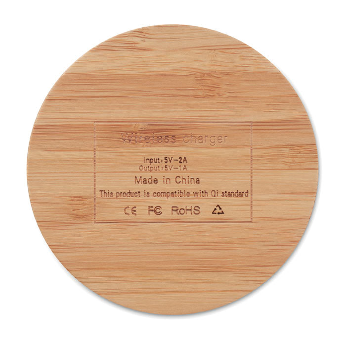 RUNDO - Wireless charger bamboo 5W