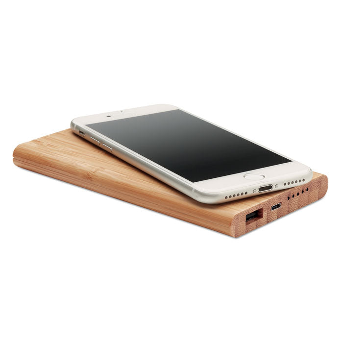 ARENA - Wireless power bank in bamboo