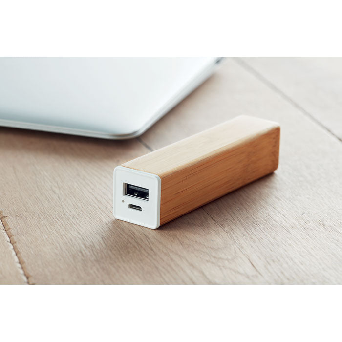 POWERBAM - Power bank bamboo 2200 mAh