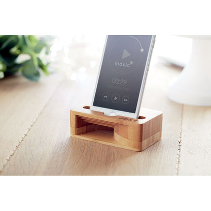 CARACOL - Bamboo phone stand-amplifier