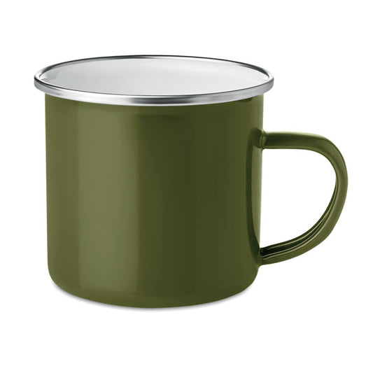 PLATEADO - Metal mug with enamel layer