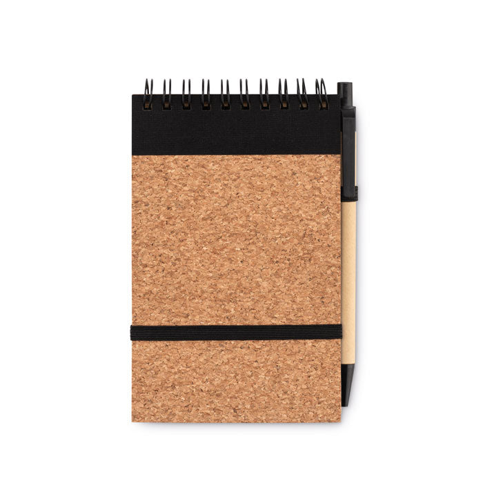 SONORACORK - A6 Cork notepad with pen