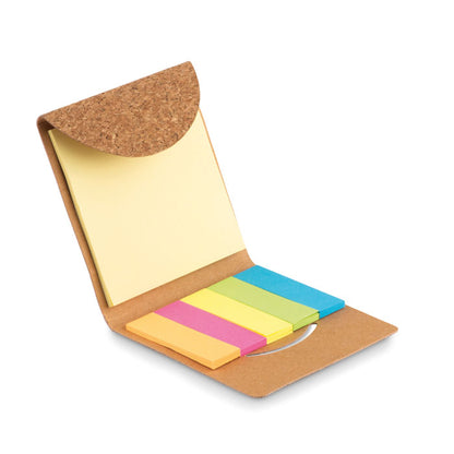 FOLDCORK - Cork sticky note memo pad