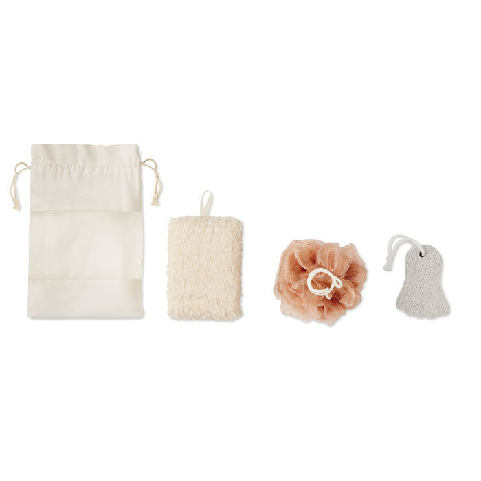 CUIDA SET - Bath set in cotton pouch