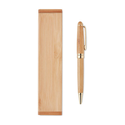 ETNA - Bamboo twist ball pen in box