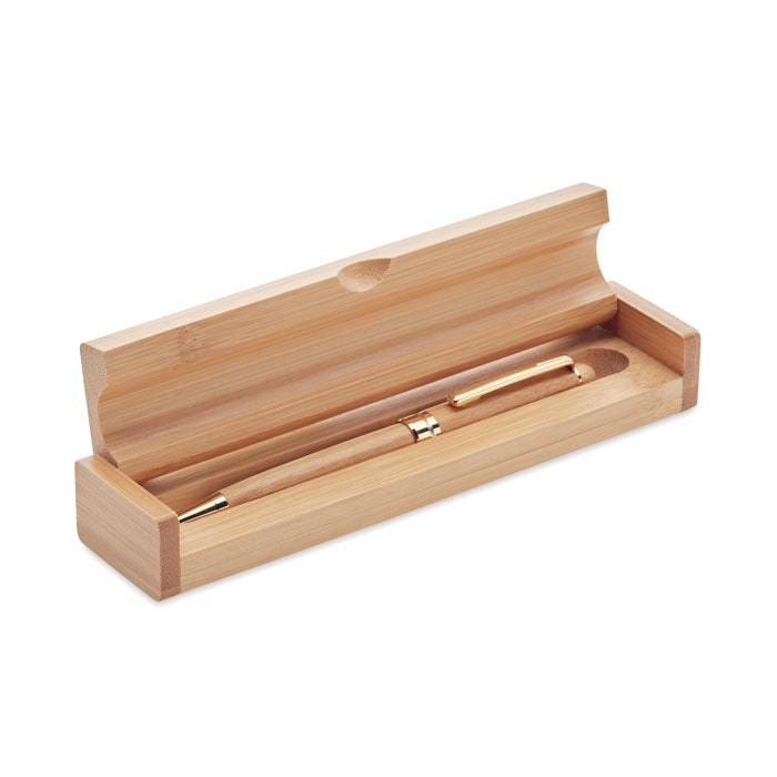 ETNA - Bamboo twist ball pen in box