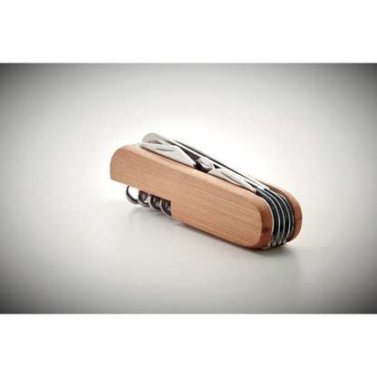 LUCY LUX - Multi tool pocket knife bamboo