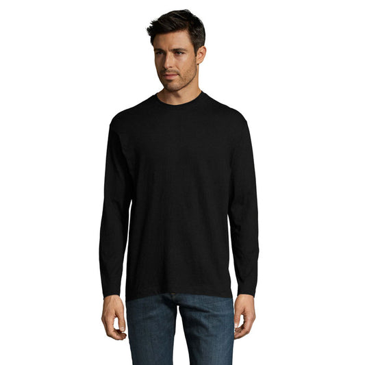 MONARCH - Men's Round Neck Long Sleeve Cotton T-Shirt