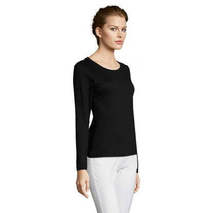 MAJESTIC - Women's Low Neckline Long Sleeve T-Shirt