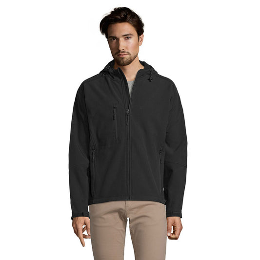 REPLAY MEN - REPLAY MEN HOODED SOFTSHELL